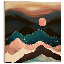 Wood print Dusk Breeze