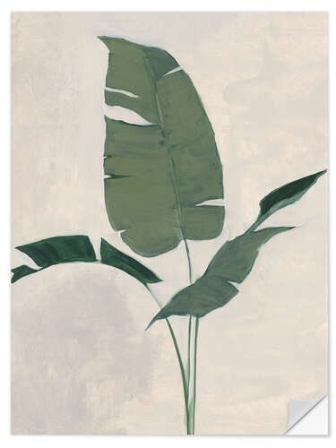 Muursticker Botanical palm II