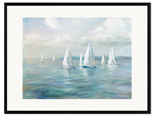 Framed art print Setting the sail