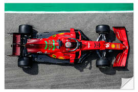 Sticker mural Scuderia Ferrari Formule 1 2021