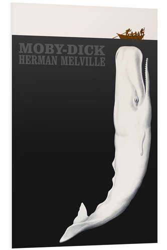 Foam board print Moby Dick