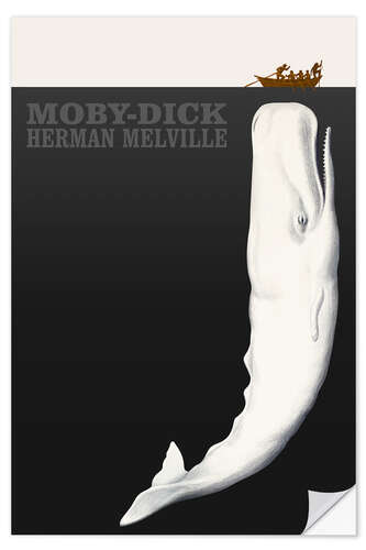 Sticker mural Moby Dick