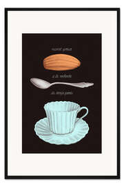 Gerahmter Kunstdruck A la Recherche