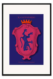 Gerahmter Kunstdruck Il Gattopardo - Der Leopard