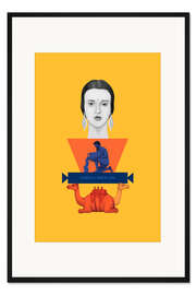 Gerahmter Kunstdruck Amrita Sher Gil