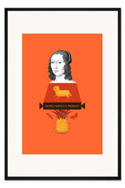 Gerahmter Kunstdruck Maria Sibylla Merian