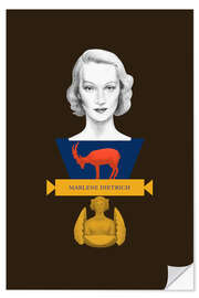 Wall sticker Marlene Dietrich