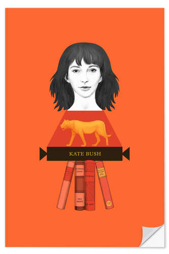 Sticker mural Kate Bush