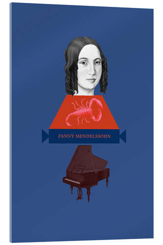 Acrylglasbild Fanny Mendelssohn