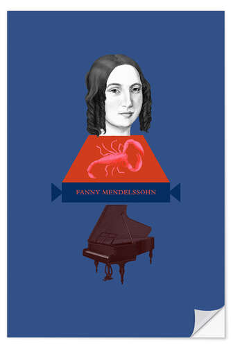 Sticker mural Fanny Mendelssohn