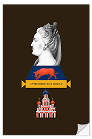 Sticker mural Katharina the Great