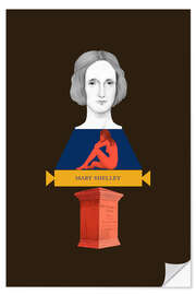 Wall sticker Mary Shelley