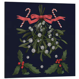 Aluminium print Mistletoe