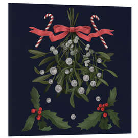 Foam board print Mistletoe