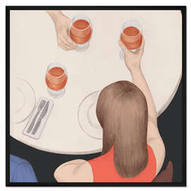 Gerahmter Kunstdruck Dinner Party