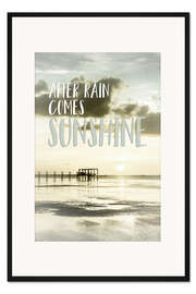 Gerahmter Kunstdruck Positiv denken