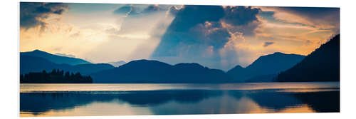 Quadro em PVC Panorama Walchensee