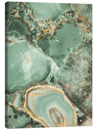 Canvas-taulu Green Gemstones