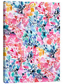 Canvas print Magical Colourful Flowers