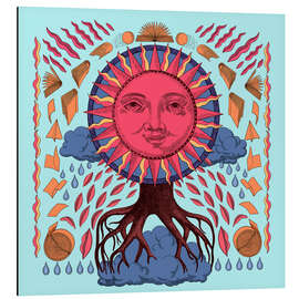 Magnettafel Carré Sonne