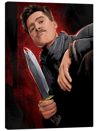 Canvas print Aldo Raine - Inglourious Basterds