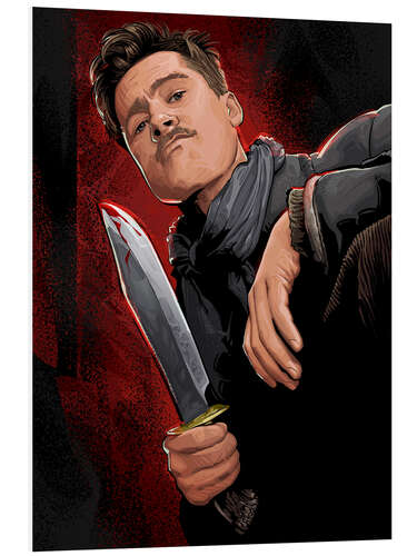 Tableau en PVC Aldo Raine - Inglourious Basterds