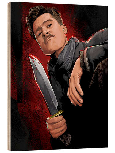 Cuadro de madera Aldo Raine - Inglourious Basterds