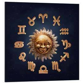 Magnettafel Astrologie Kreis