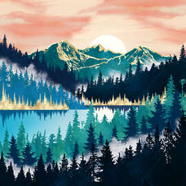 Magnettafel Nebelsee