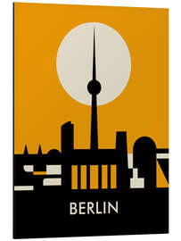 Magnettafel Berlin Skyline