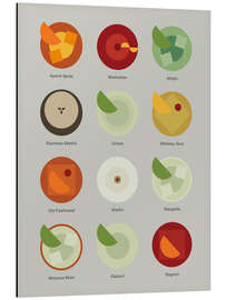 Magnettafel Classic Cocktails