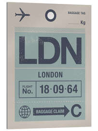 Gallery print London Travel Tag