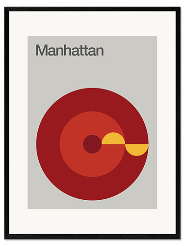 Innrammet kunsttrykk Manhattan Cocktail