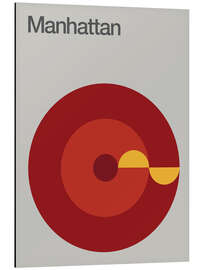 Magnettafel Manhattan-Cocktail