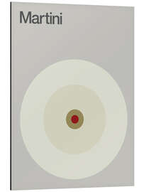 Magnettafel Martini-Cocktail