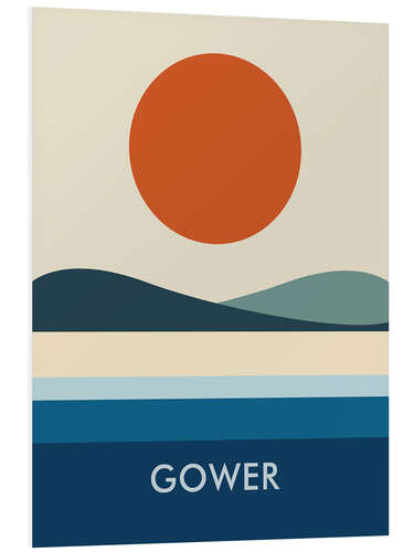 Foam board print Gower