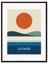 Framed art print Gower