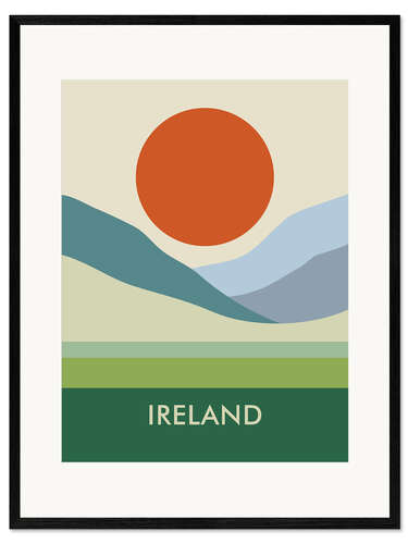 Gerahmter Kunstdruck Irland