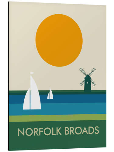 Tableau en aluminium Norfolk Broads