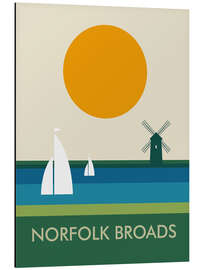 Aluminium print Norfolk Broads