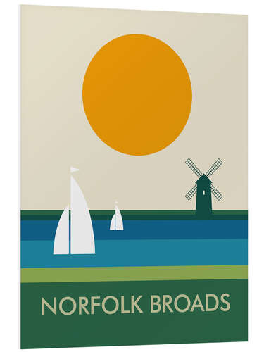 Foam board print Norfolk Broads