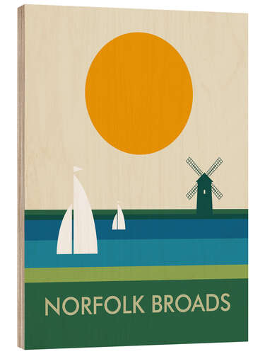 Holzbild Norfolk Broads