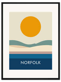 Gerahmter Kunstdruck Norfolk