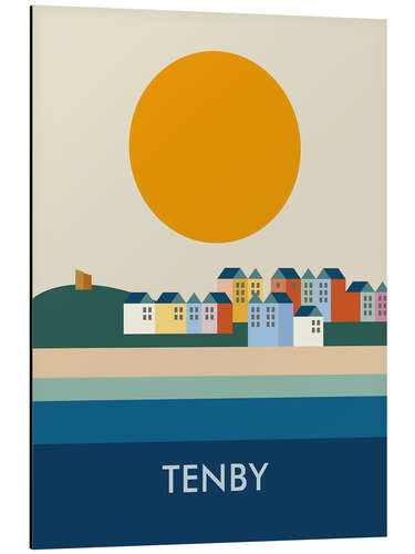 Aluminium print Tenby