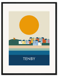 Gerahmter Kunstdruck Tenby