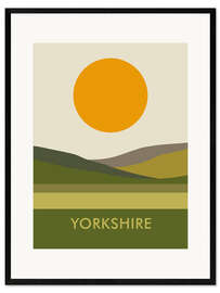 Ingelijste kunstdruk Yorkshire