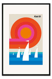 Gerahmter Kunstdruck Kiel 81