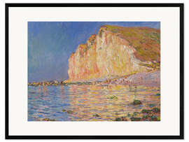 Framed art print Les Petites Dalles at low tide