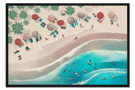 Gerahmter Kunstdruck Der Strand