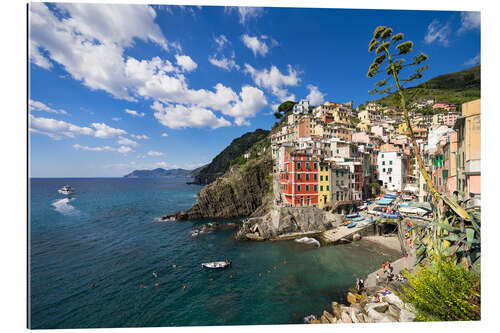 Gallery Print Riomaggiore, eines der fünf Dörfer der Cinque Terre